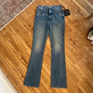 MOTHER Superior High Waisted Smokin Double Heel, Size 26